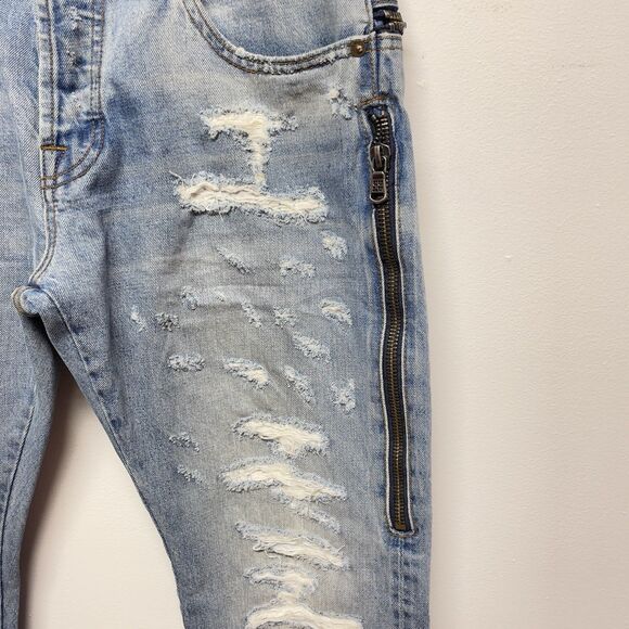 Cult Of Individuality Rebel Straight Men's W34 L34 Japanese Selvedge Denim Jeans - Picture 7 of 16